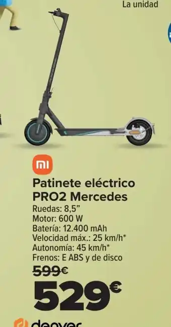Carrefour Patinete eléctrico PRO2 Mercedes oferta