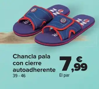 Carrefour Chancla pala con cierre autoadherente oferta