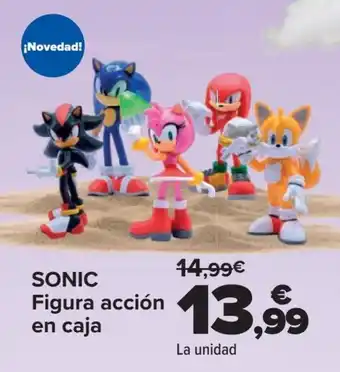 Carrefour SONIC Figura acción en caja oferta