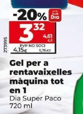 Dia Lavavajillas dia oferta