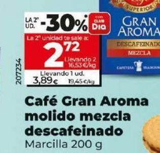 Dia Café molido marcilla oferta