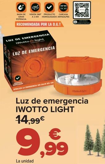 Carrefour Luz de emergencia iwotto light oferta