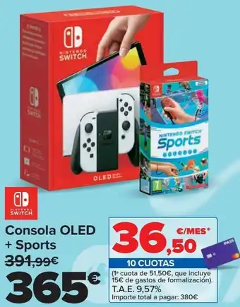 Consola oled + sport