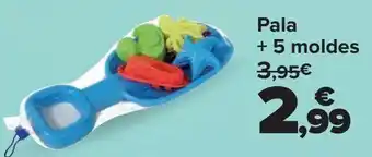 Carrefour Pala + 5 moldes oferta