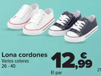 Carrefour Lona cordones oferta