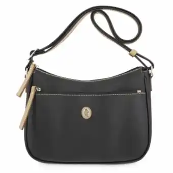Bolso bandolera mujer color negro - basic