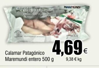 FROIZ Calamar Patagónico Maremundi entero 500 g oferta
