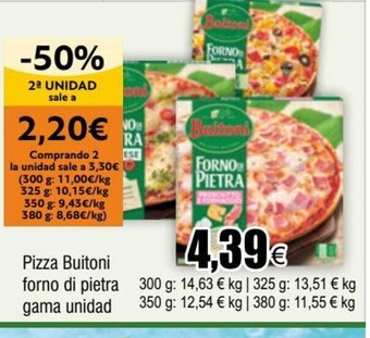 FROIZ Pizza Buitoni forno di pietra gama unidad oferta