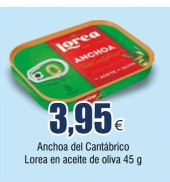 FROIZ Anchoa del Cantábrico Lorea en aceite de oliva 45 g oferta