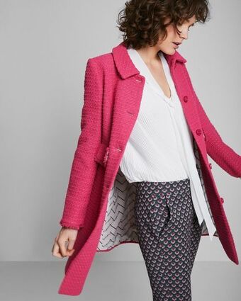 Trucco Abrigo tweed oferta