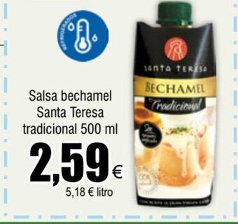 FROIZ Salsa bechamel Santa Teresa tradicional 500 ml oferta