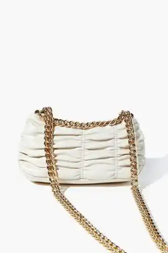 Forever 21 Ruched baguette shoulder bag oferta