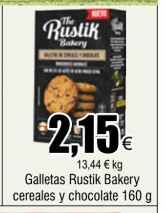 FROIZ Galletas Rustik Bakery cereales y chocolate 160 g oferta