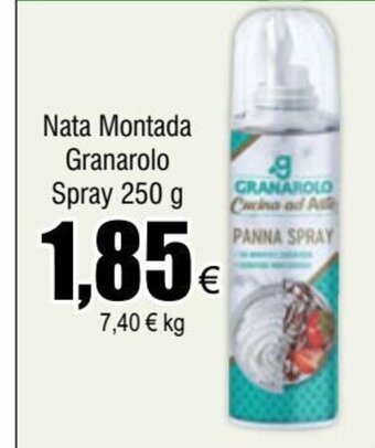 FROIZ Nata Montada Granarolo Spray 250 g oferta