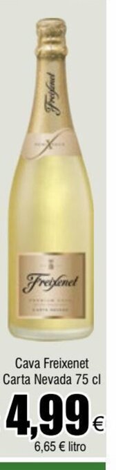 FROIZ Cava Freixenet Carta Nevada 75 cl oferta