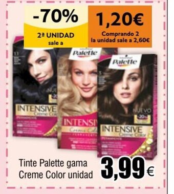 FROIZ Tinte Palette gama Creme Color unidad oferta