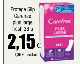 FROIZ Protege Slip Carefree plus large fresh 36 u oferta