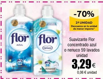 FROIZ Suavizante Flor concentrado azul o nenuco 59 lavados unidad oferta