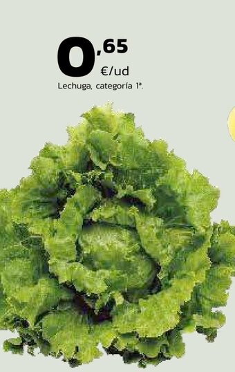 Supermercados Lupa Lechuga, categoría 1ª. oferta