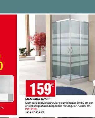 Bricoking Mampara de ducha cristal oferta