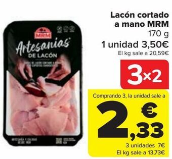 Carrefour Lacón cortado a mano mrm oferta