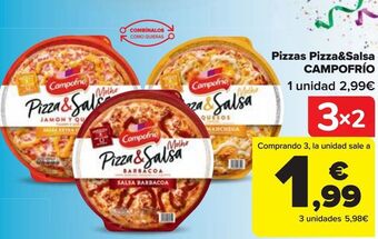 Carrefour Pizzas pizza&salsa campofrio oferta
