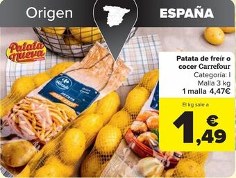 Carrefour Patata de freír o cocer carrefour oferta