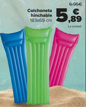 Carrefour Colchoneta hinchable oferta