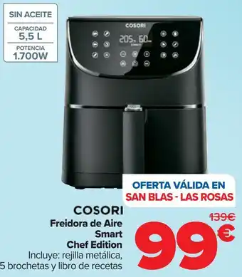 Carrefour Cosori freidora de aire smart chef edition oferta