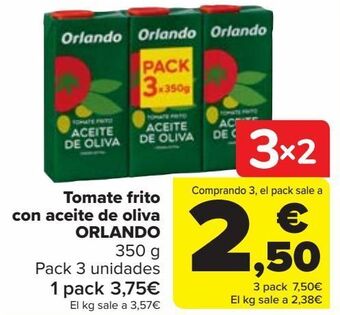 Carrefour Tomate frito con aceite de oliva orlando oferta