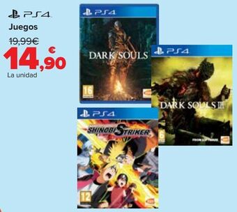 Carrefour Juegos oferta