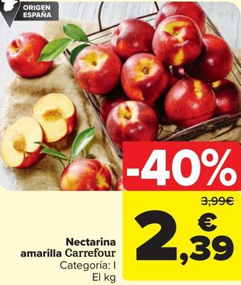 Carrefour Nectarina amarilla carrefour oferta