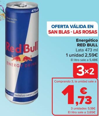 Carrefour Energético red bull oferta