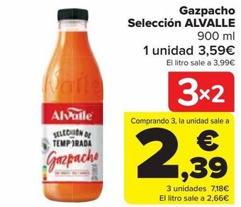 Carrefour Gazpacho selección alvalle oferta