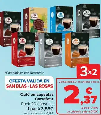 Carrefour Café en cápsulas carrefour oferta