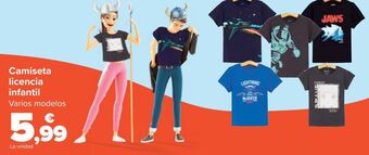 Carrefour Camiseta licencia infantil oferta