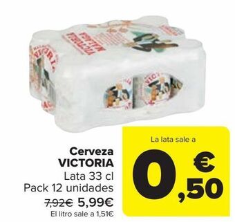 Carrefour Cerveza victoria oferta