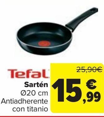 Carrefour Tefal sartén oferta