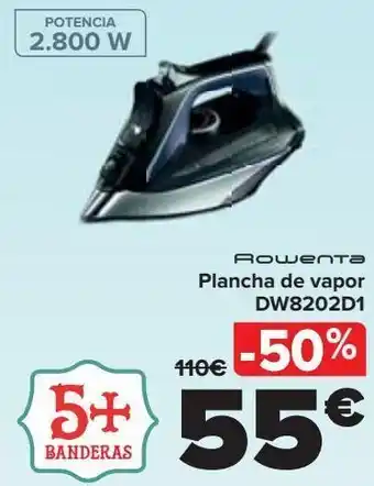 Carrefour Rowenta plancha de vapor dw8202d1 oferta