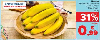Carrefour Banana oferta