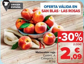 Carrefour Melocotón rojo oferta