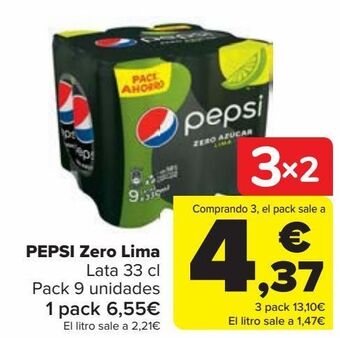 Carrefour Pepsi zero lima oferta