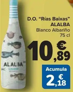 Carrefour D.o. ''rías baixas'' alaba blanco albariño oferta