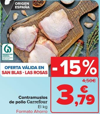 Carrefour Contramuslos de pollo carrefour oferta