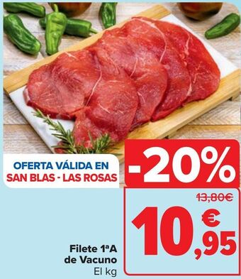 Carrefour Filete 1ª a de vacuno oferta