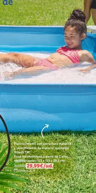 Lidl Piscina infantil bestway oferta
