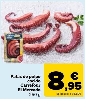 Carrefour Market Patas de pulpo cocido carrefour el mercado oferta