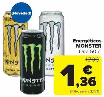 Carrefour Energéticos monster oferta