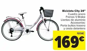 Carrefour Bicicleta city 24 oferta