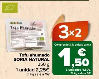 Carrefour Market Tofu ahumado soria natural oferta